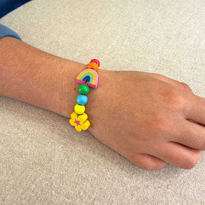 Cotton Twist Rainbow Bracelet Bead Kit