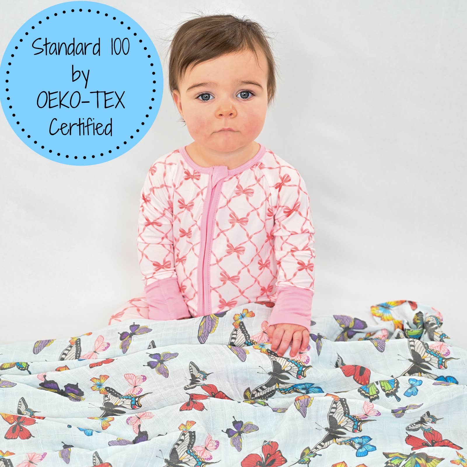 Butterfly Away Baby Swaddle Blanket - Persnickety Shop
