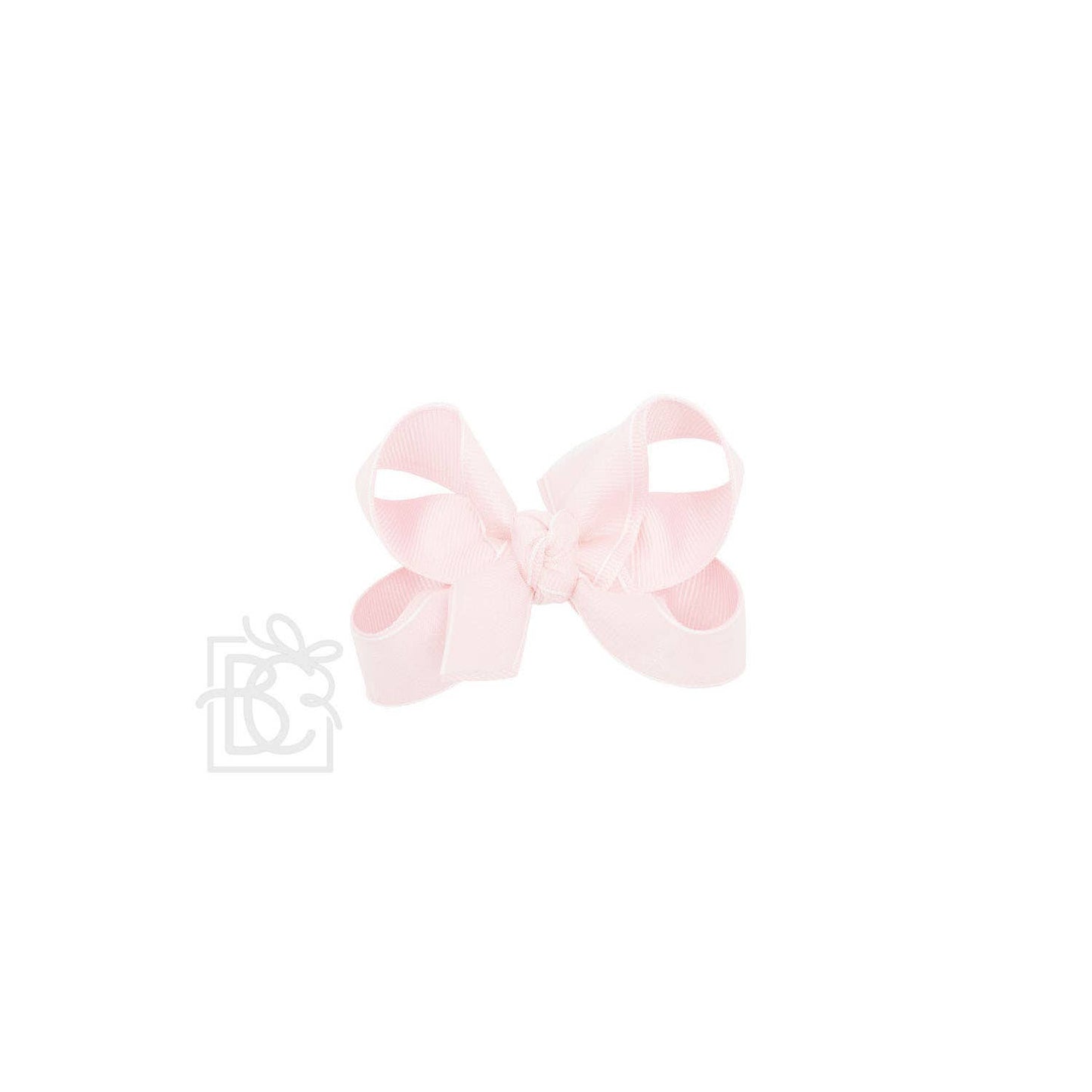 LAYERED ORGANZA/GROSGRAIN BOW ON CLIP: 5.5" Huge - 2.25" Ribbons on Alligator Clip / WHITE