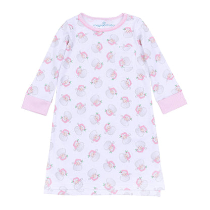 Santa Baby Long Sleeve Nightdress - Pink: 2T - Persnickety Shop