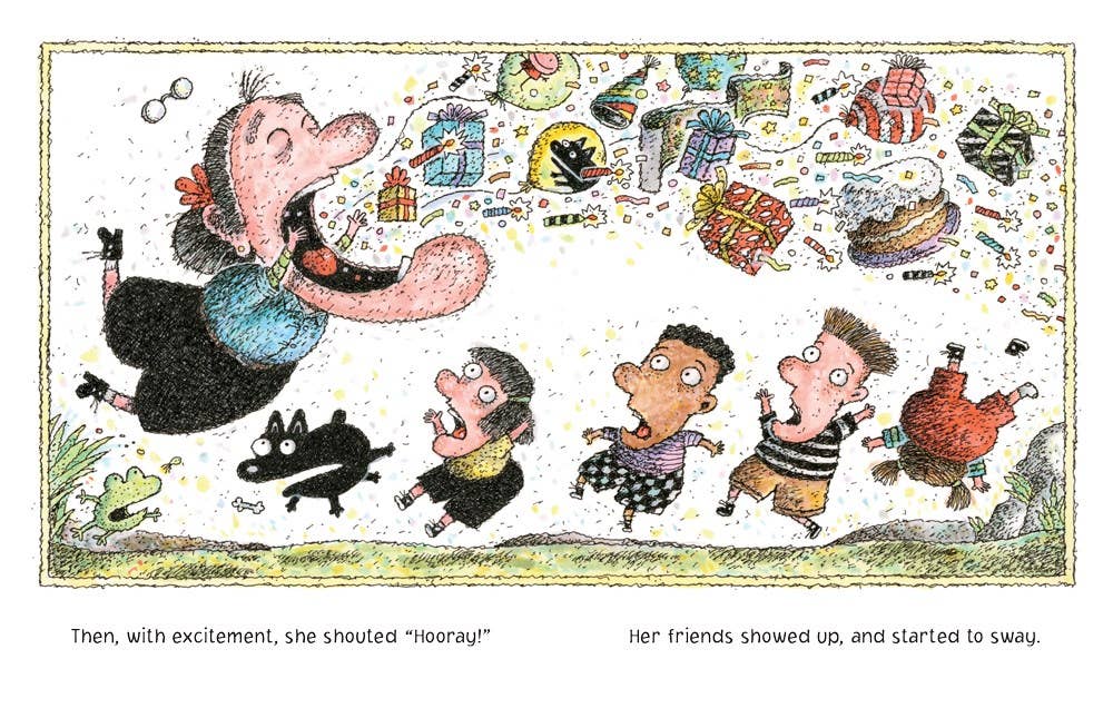 There Was An Old Lady Who Swallowed A Birthday Cake! - Persnickety Shop