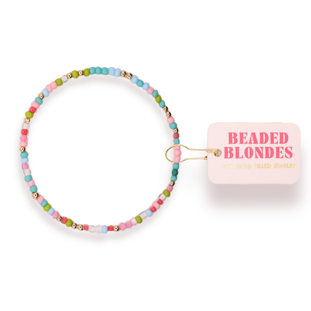 Holiday Cheer Sprinkle Bracelet: Standard 6.75 inch