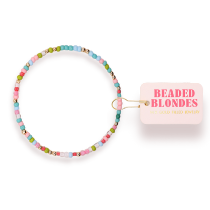 Holiday Cheer Sprinkle Bracelet: Standard 6.75 inch