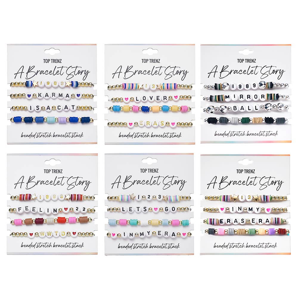 Taylor Swift A Bracelet Story - Eras Edition Beaded Stretch Bracelets Set