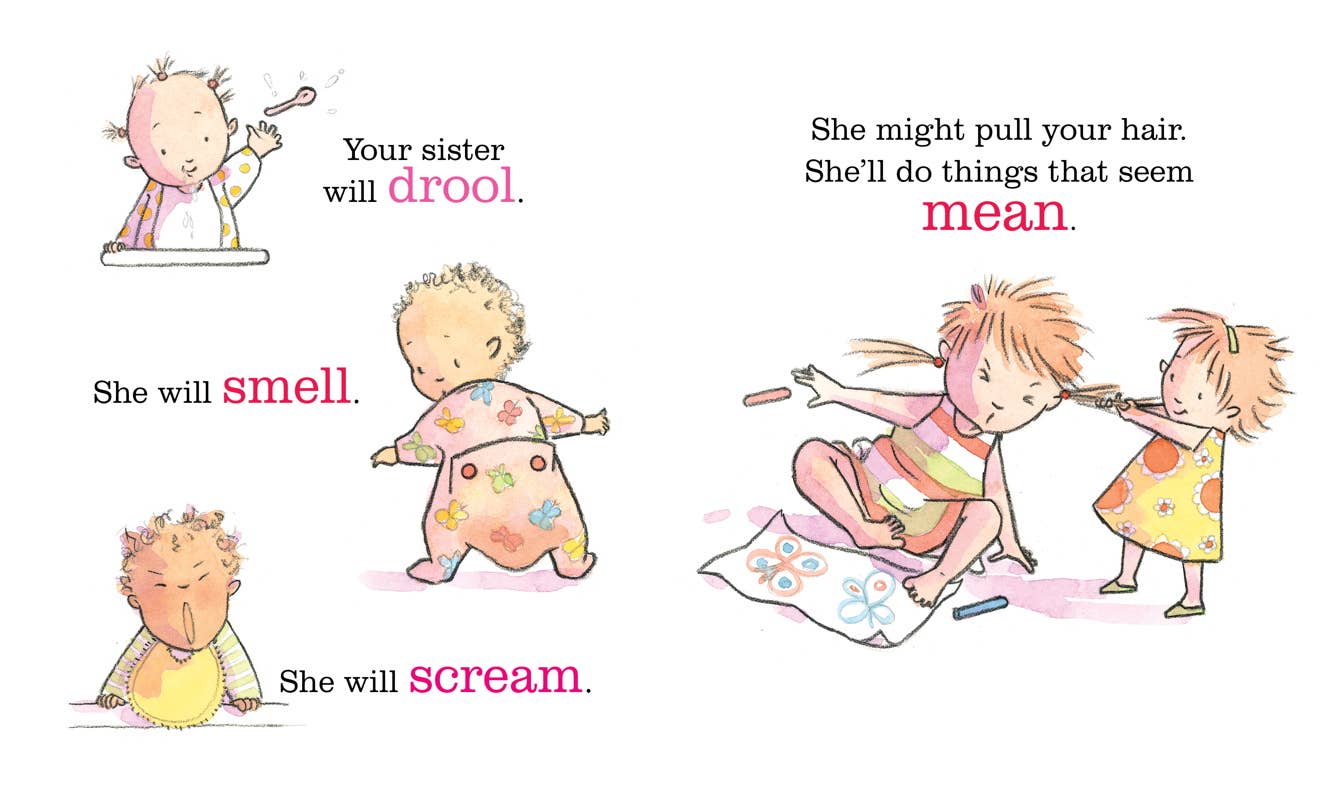You're Getting a Baby Sister! by Sheila Sweeny Higginson: Board Books; 24 pages / English - Persnickety Shop