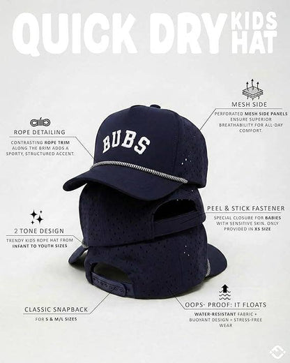 Kid's Golf Hat - Bubs - Navy: Small