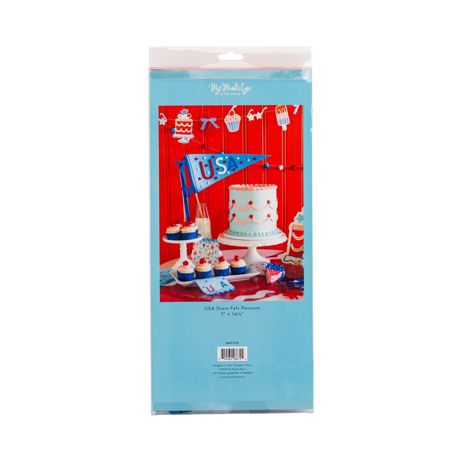 SMT1115 - Summertime Felt Pennant Banner - Persnickety Shop