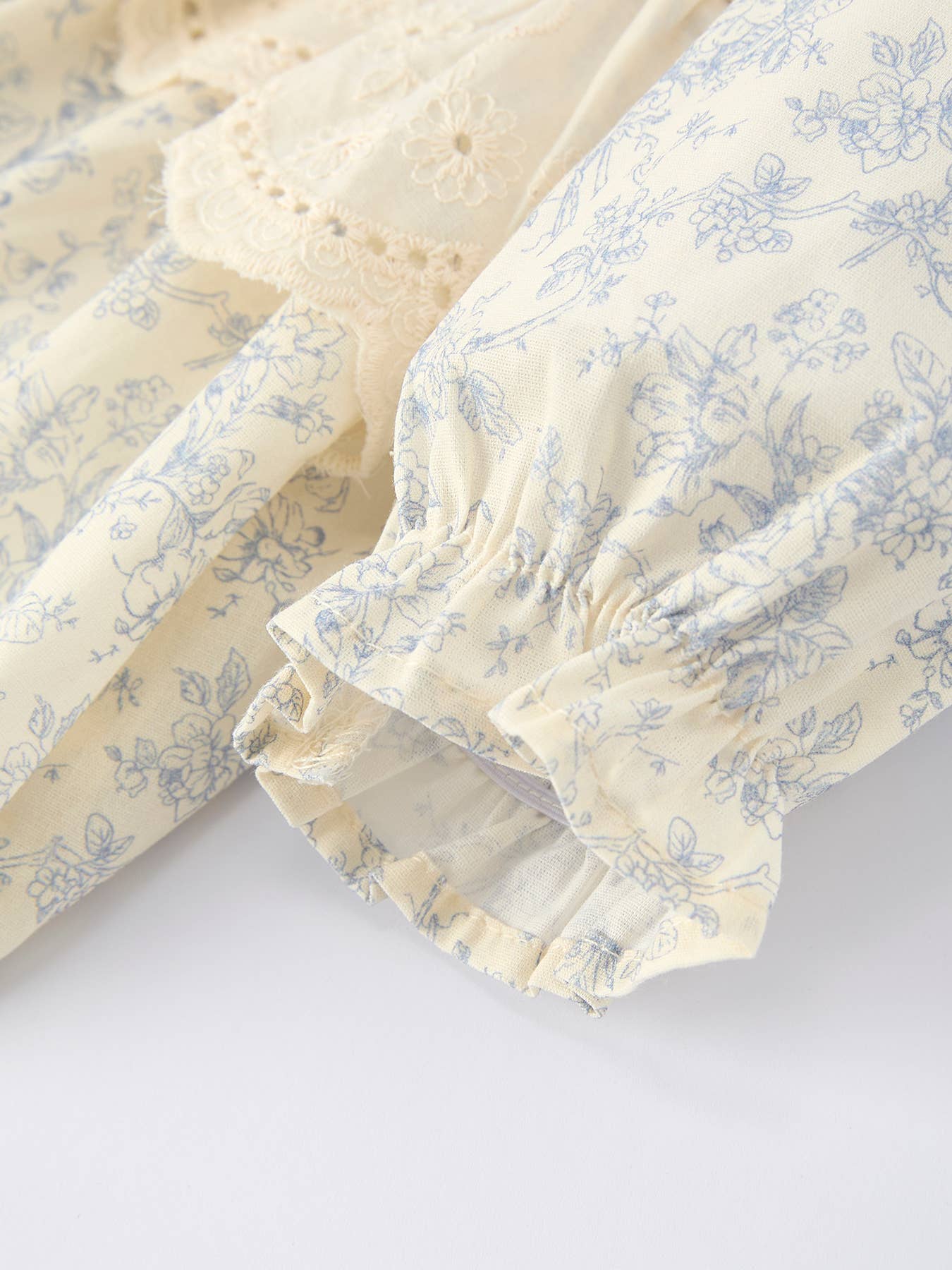 Baby Girl Romper – Vintage Floral Lace Outfit: 6M / Romper - Persnickety Shop