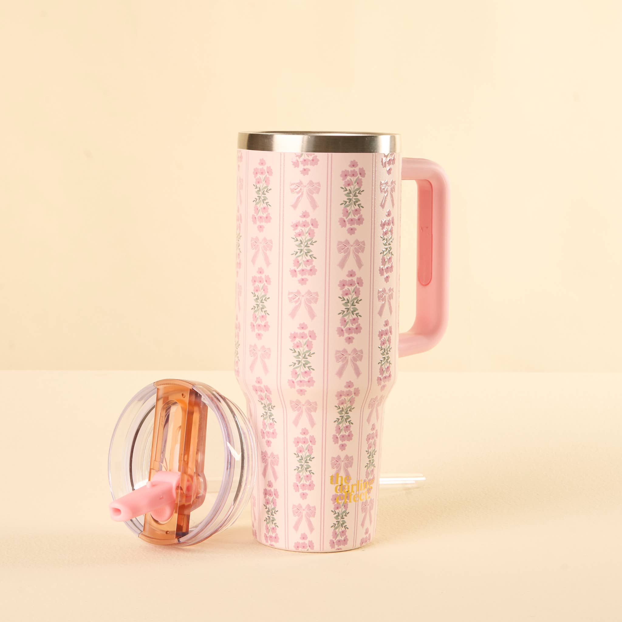 40 oz Lifestyle Flip Straw Tumbler-Oh So Fancy Pink