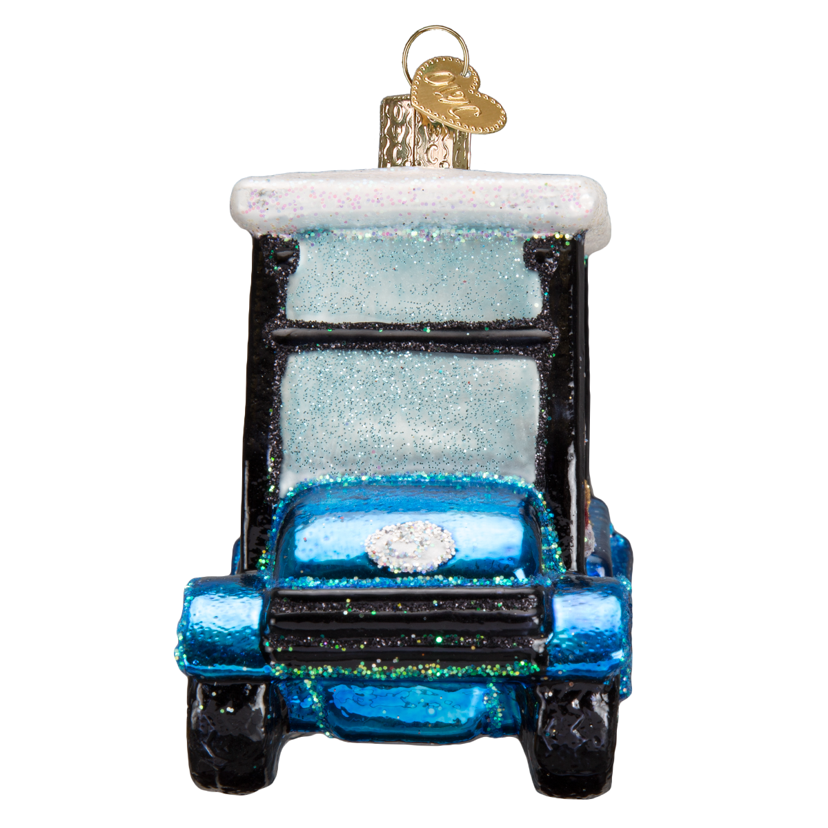 Golf Cart Santa Ornament: 40287 / 12_12_6_15_X / 3.25 X 3.75 X 2 - Persnickety Shop