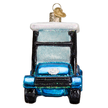 Golf Cart Santa Ornament: 40287 / 12_12_6_15_X / 3.25 X 3.75 X 2 - Persnickety Shop