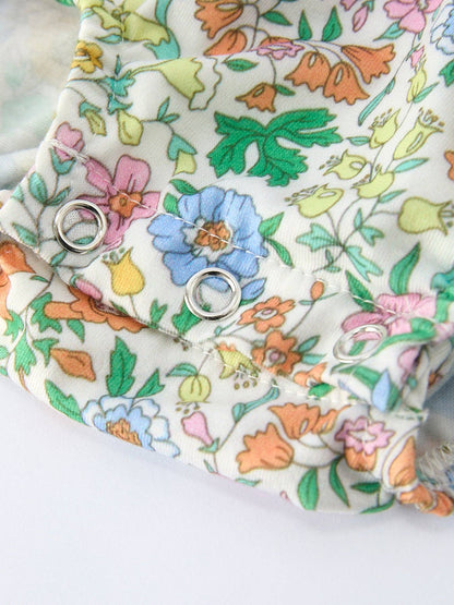 "MAMA'S GILR" Embroidered Smocked Girls' Romper: 12M - Persnickety Shop