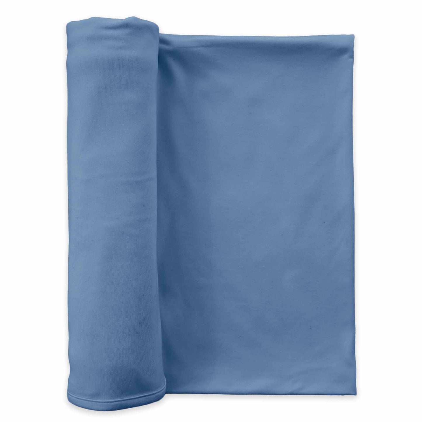All Solid Bamboo Knit Swaddle Blankets: Dusty Blue - Persnickety Shop