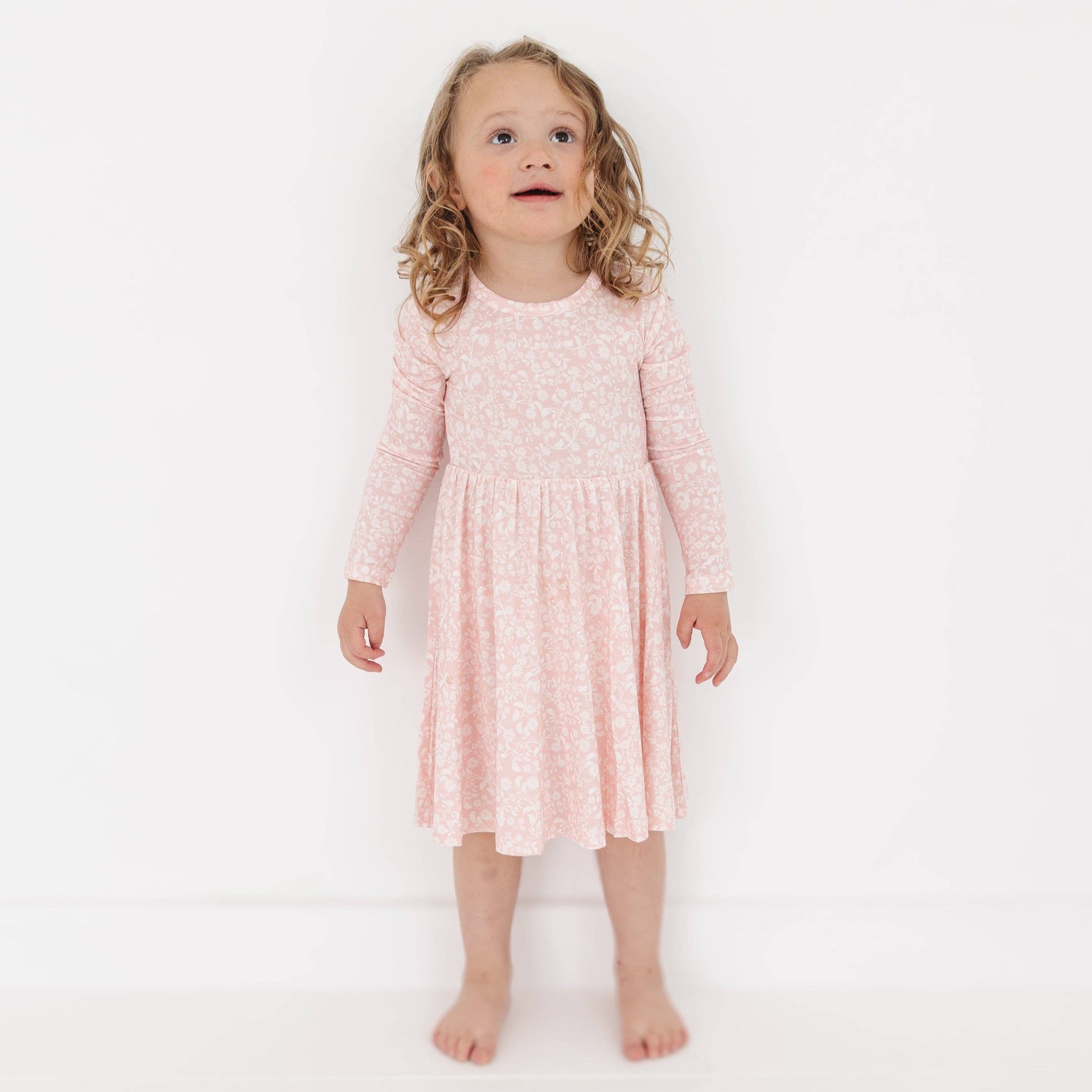 Petite Fleur Bamboo Twirl Dress: 3T - Persnickety Shop