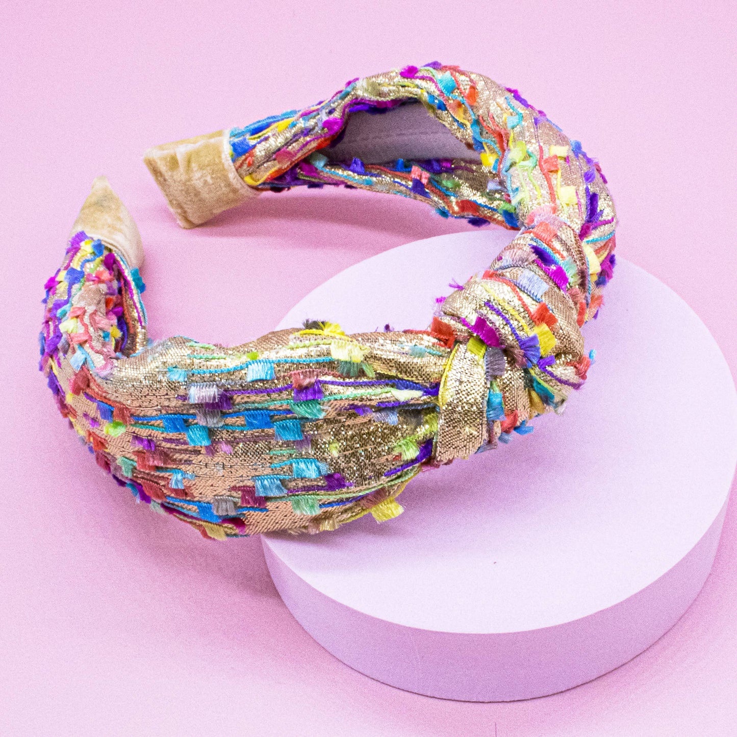 Kids Knot Headband - Confetti Hair Accessories for Girls: Gold - Persnickety Shop