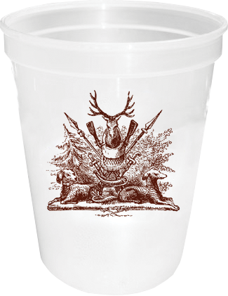 Hunting Crest Biodegradable Cups - Persnickety Shop