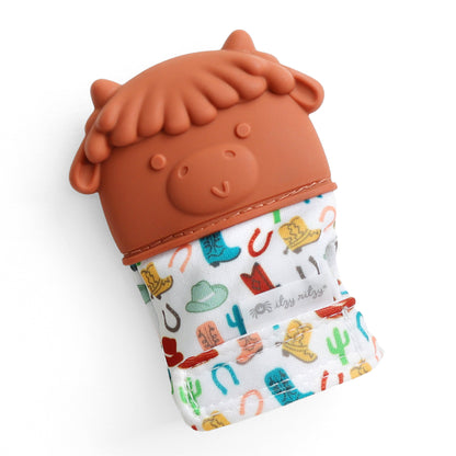 *NEW OPTION* Itzy Mitt™ Silicone Teething Mitts: Bunny - Persnickety Shop