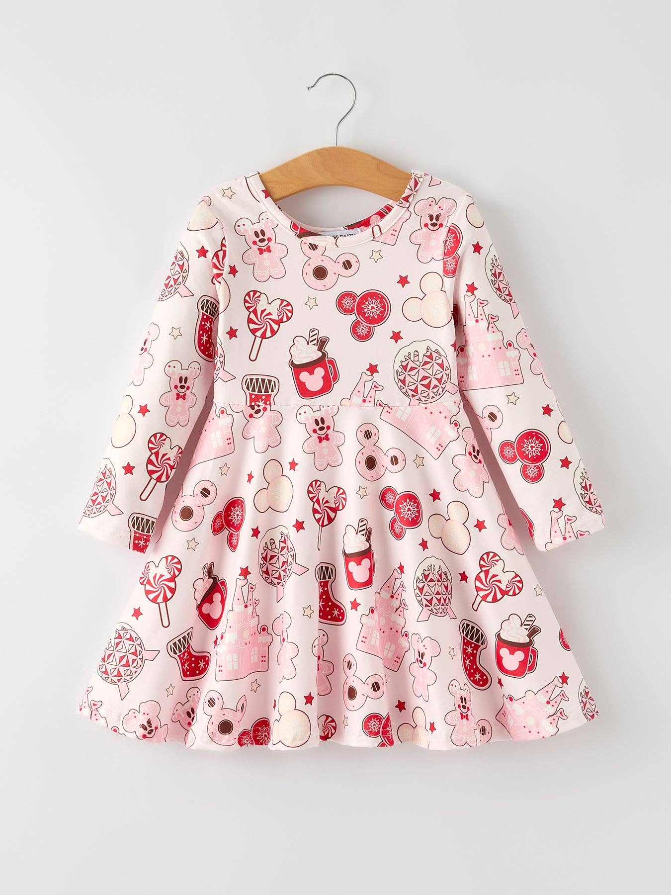 Christmas Sweet Holiday Cheer: Gingerbread and Candy Dress for Toddlers Girls: 2 - Persnickety Shop