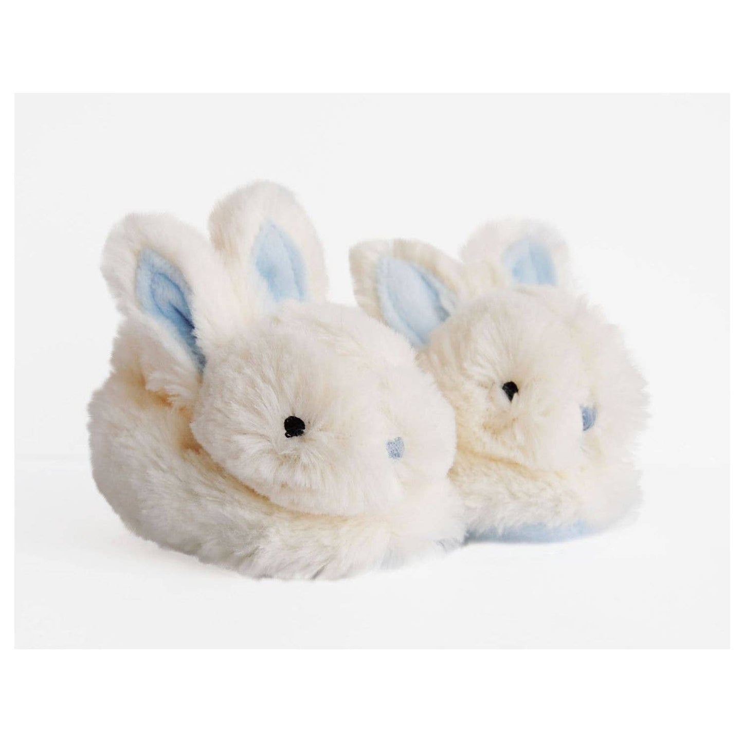 Blue Bunny Booties with Rattle - Size 0/6 months - Persnickety Shop