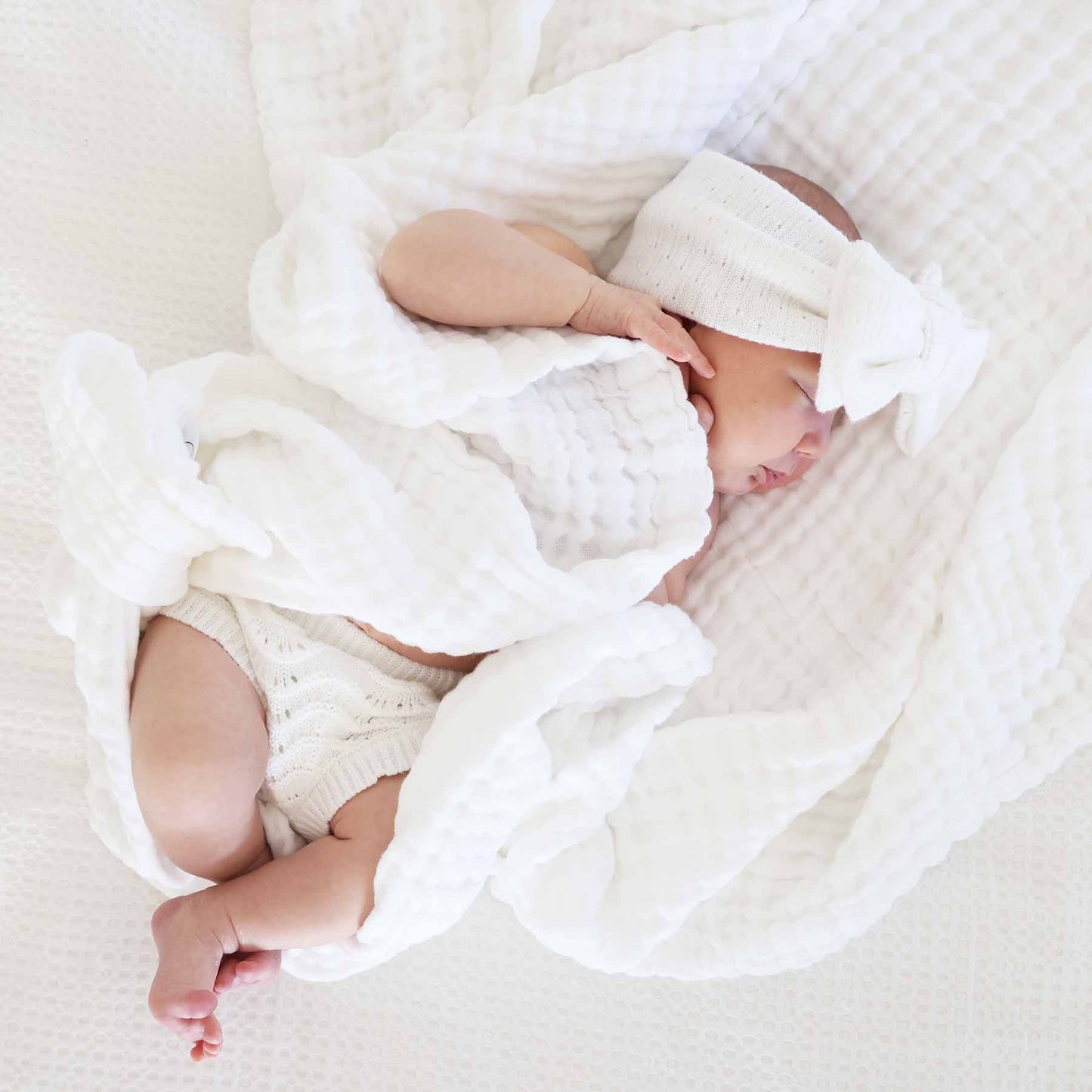 Organic Cotton Gauze Swaddle Blankets: Primrose - Persnickety Shop