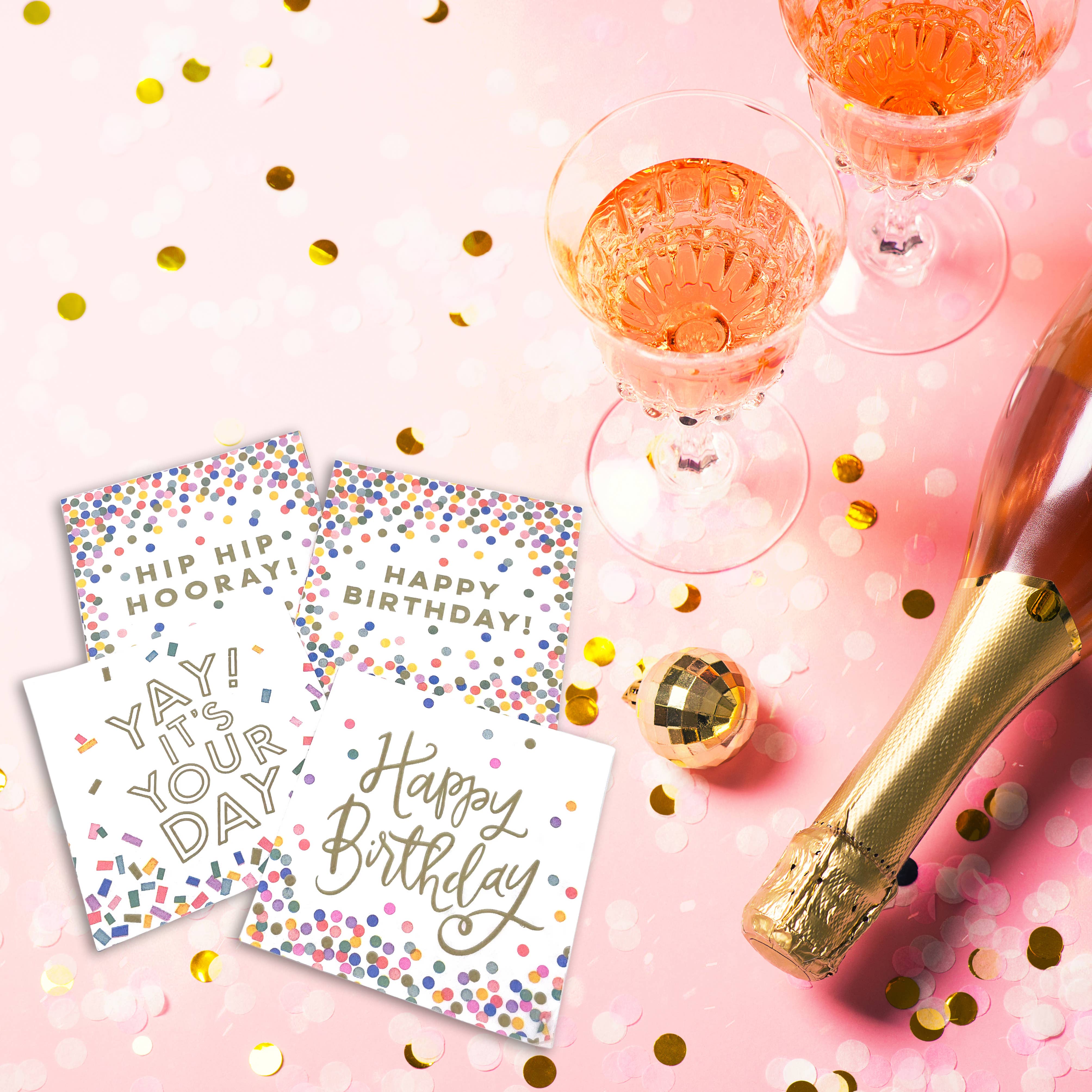 Birthday Cocktail Napkins | Happy Birthday! - 20ct - Persnickety Shop