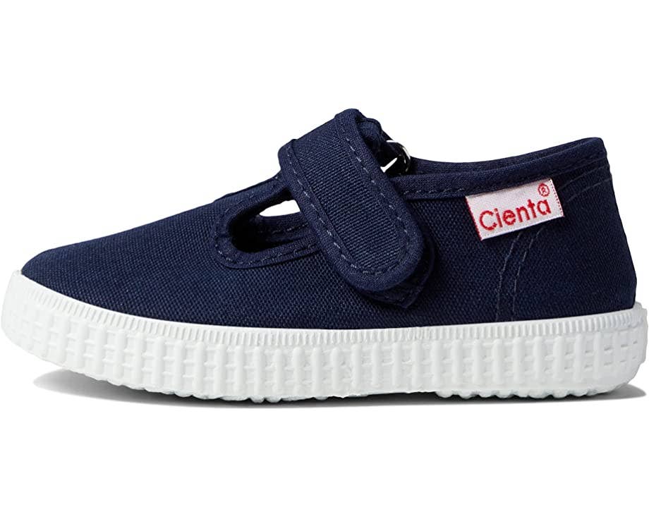 Cienta 50000.77 Velcro T-Strap - Navy: EU 22/US 6 - Persnickety Shop