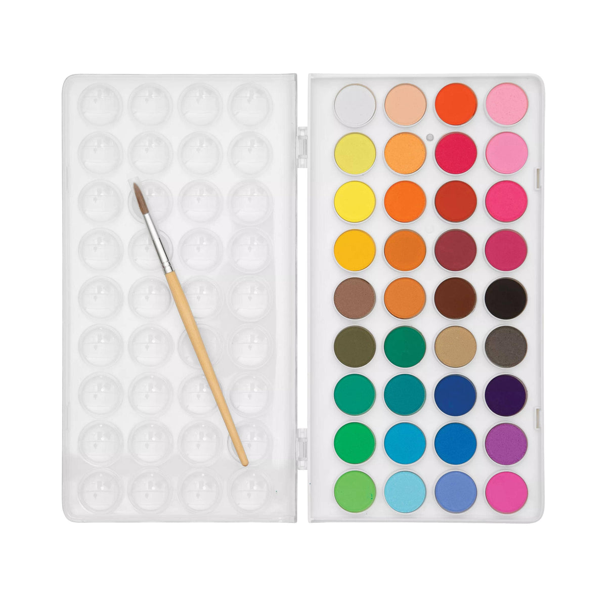 Ooly Lil' Watercolor Paint Pods with Brush - 36 Colors