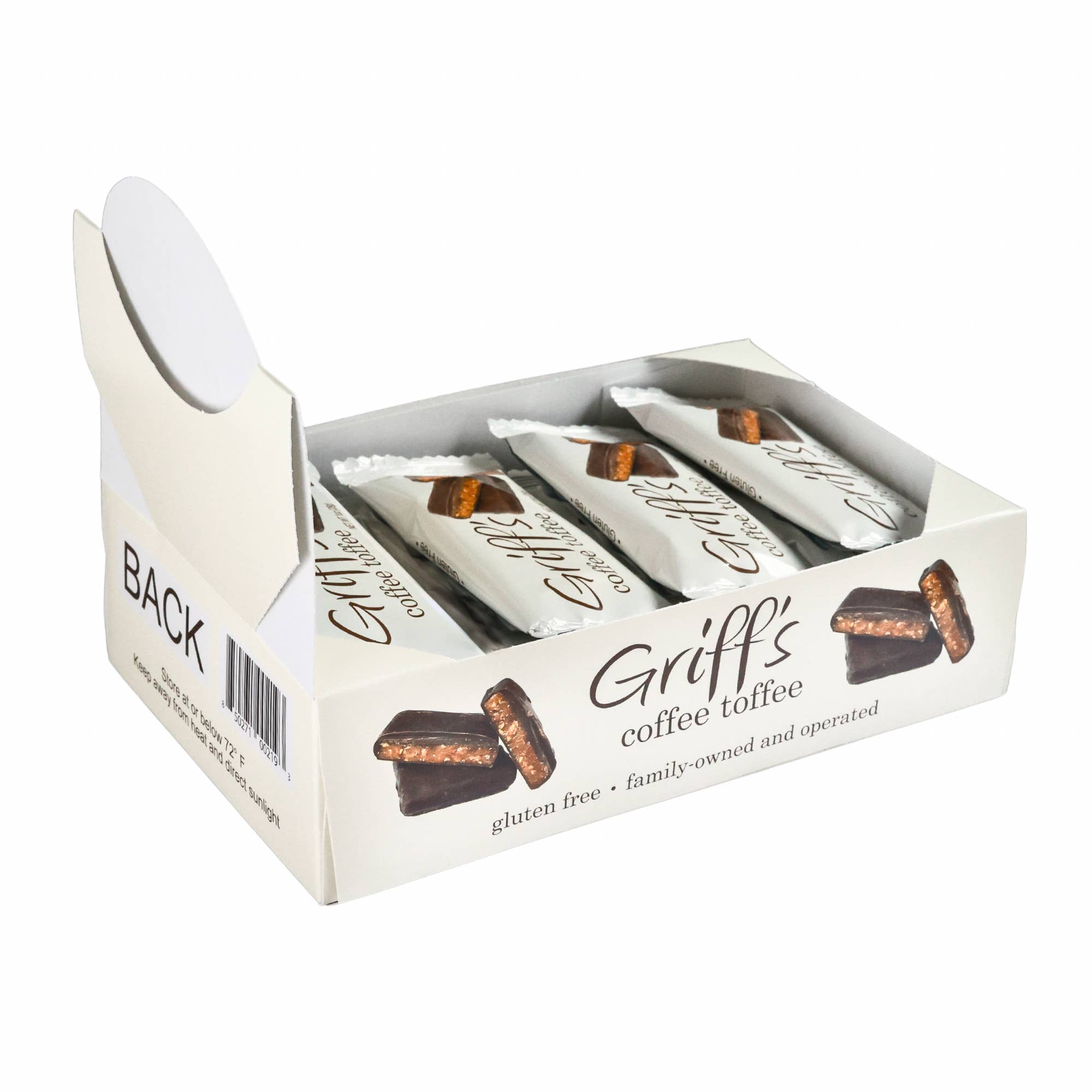 Griff's Coffee Toffee - 1oz Dark Chocolate Toffee - Persnickety Shop