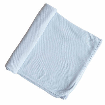 All Bamboo Waffle Swaddle Blankets: Eucalyptus - Persnickety Shop