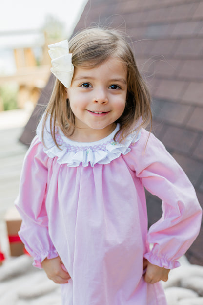 *PRE-ORDER* Zuccini CHRISTMAS TREE SCARLETT DRESS, PINK CORDUROY