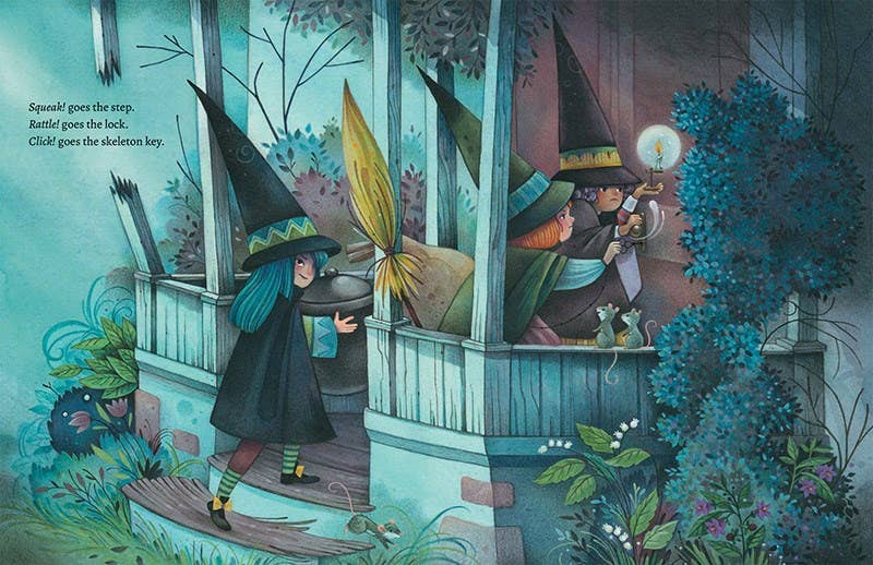 Three Little Witches and the Spooky Old House: Hardcover