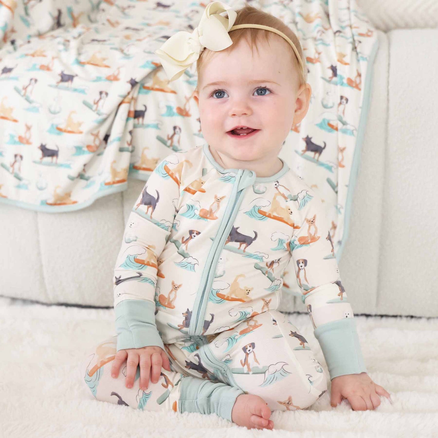 Paddle Pups Convertible Zip Romper: 6-12 months - Persnickety Shop