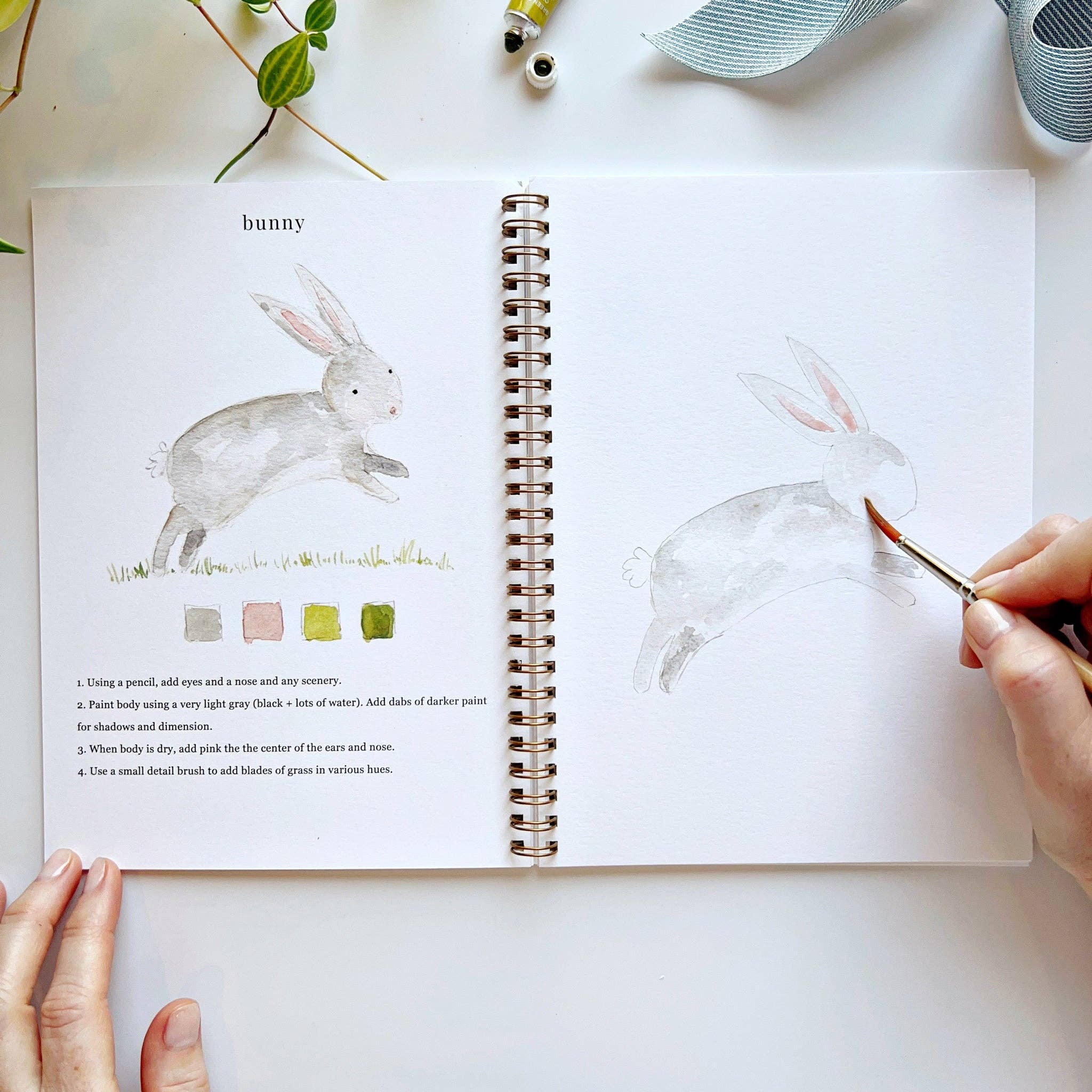 Animals watercolor workbook - Persnickety Shop