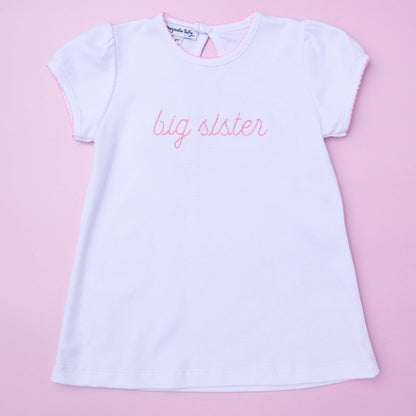 Big Sister Embroidered T-Shirt: 3T - Persnickety Shop