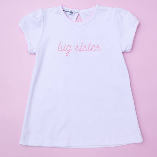 Big Sister Embroidered T-Shirt: 3T - Persnickety Shop
