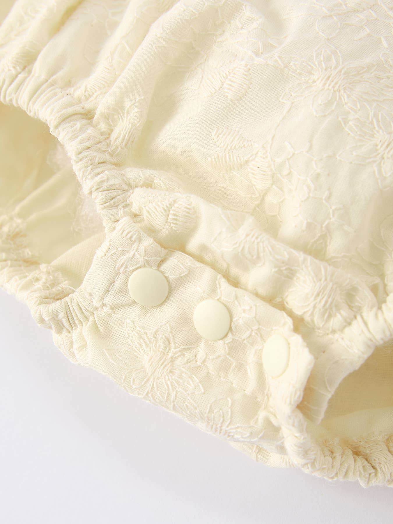 Long-Sleeved Embroidered Baby Doll Collar Romper: 24M - Persnickety Shop