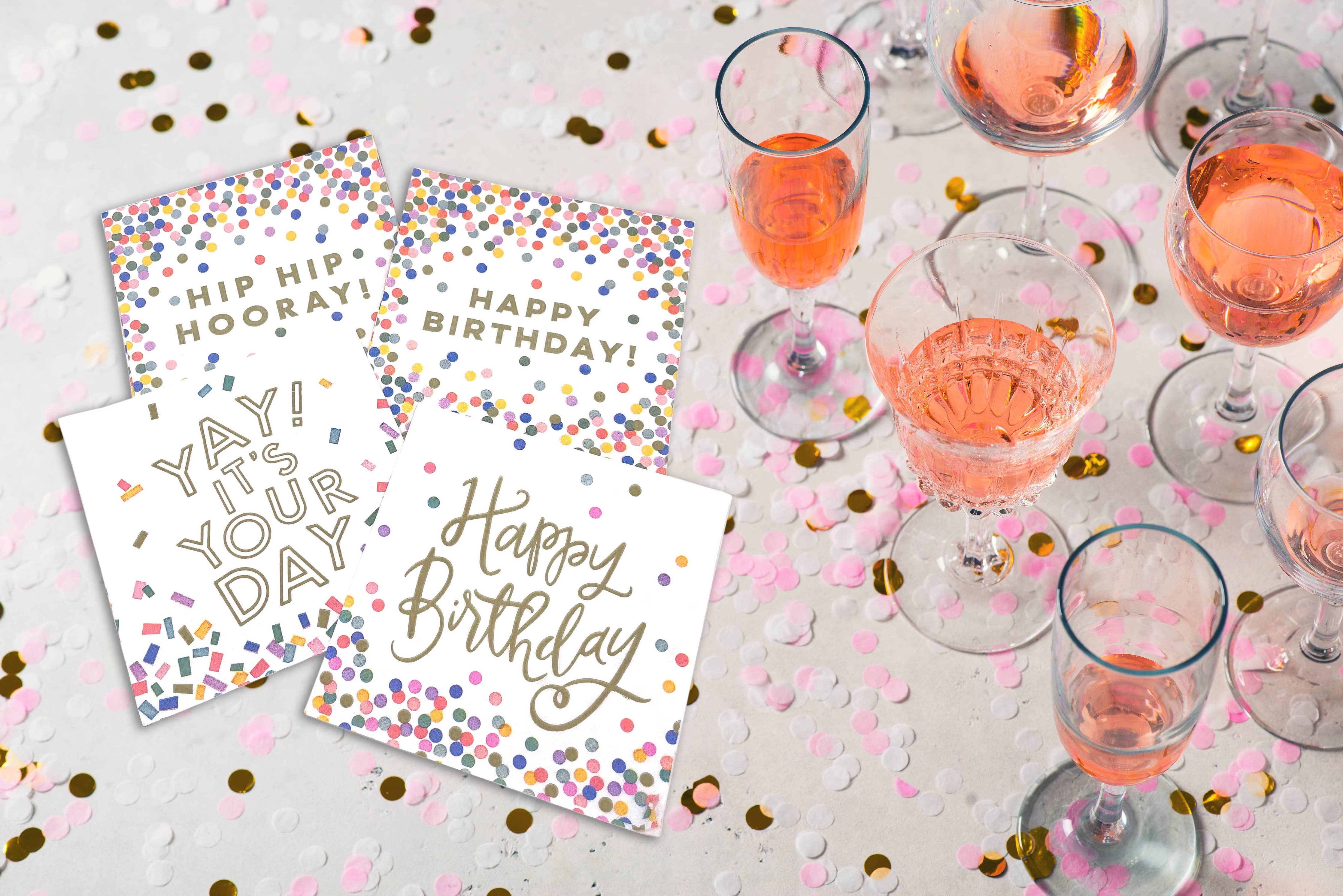 Birthday Cocktail Napkins | Happy Birthday! - 20ct - Persnickety Shop