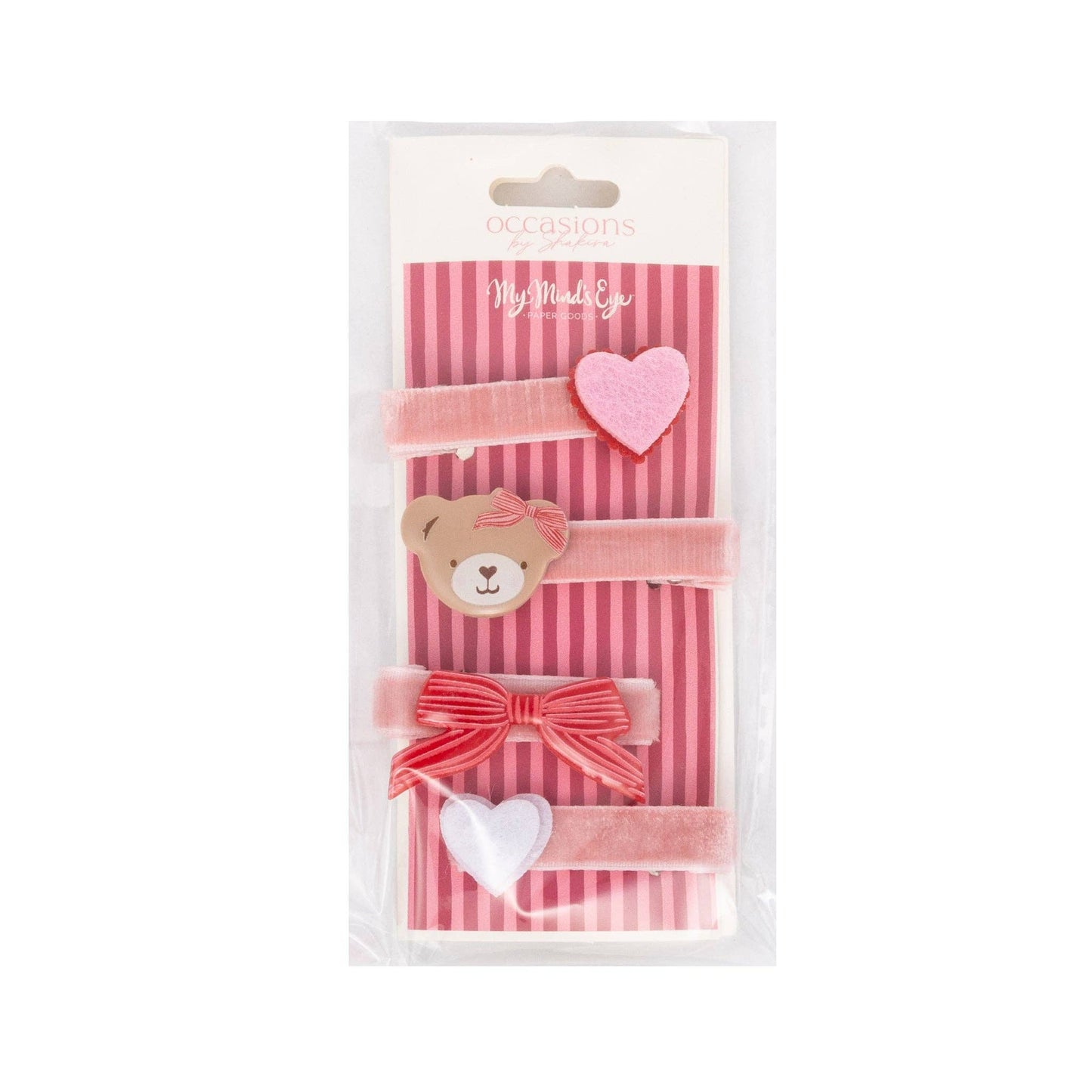 BER1206 - Occasions Beary Loved Hair Clips - Persnickety Shop