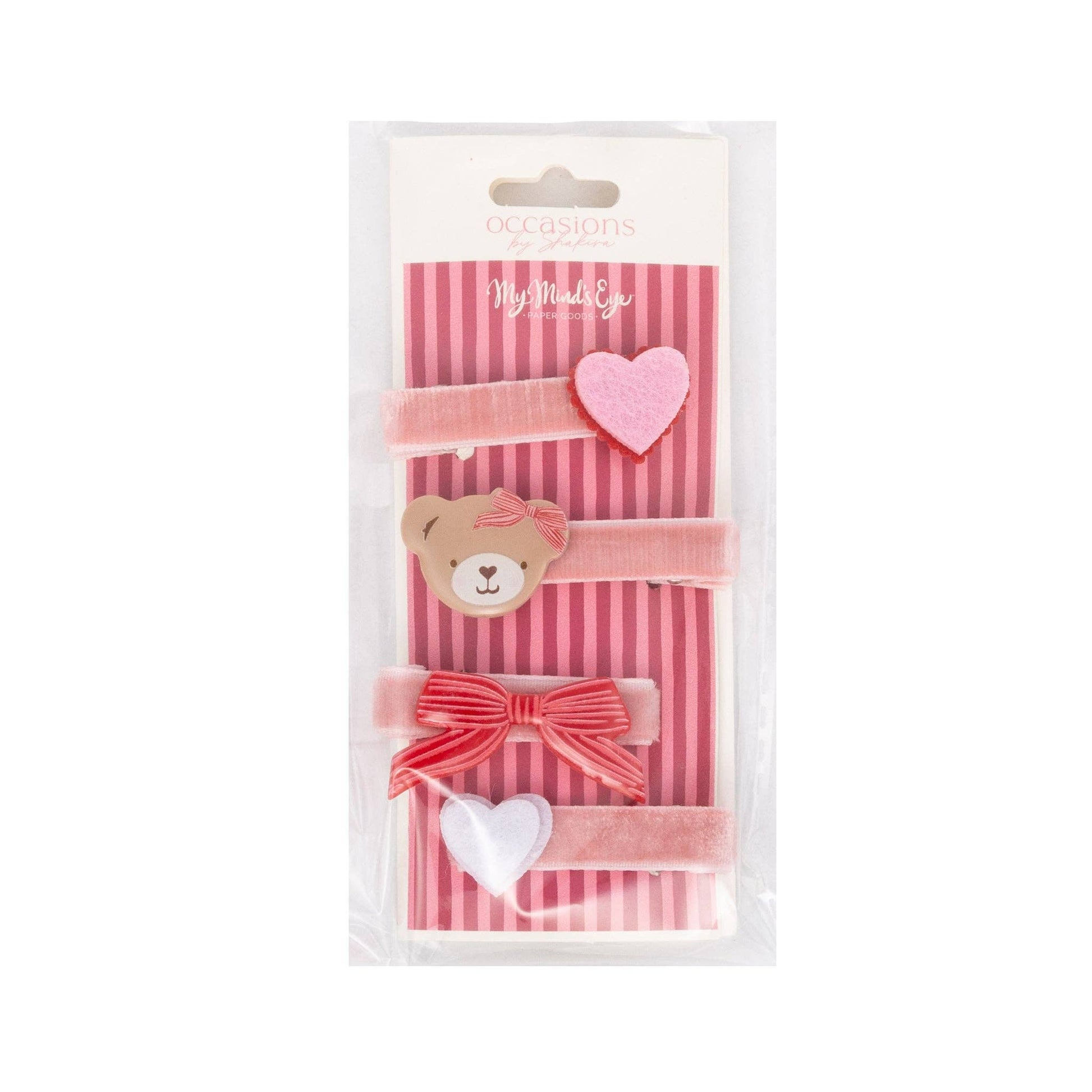 BER1206 - Occasions Beary Loved Hair Clips - Persnickety Shop