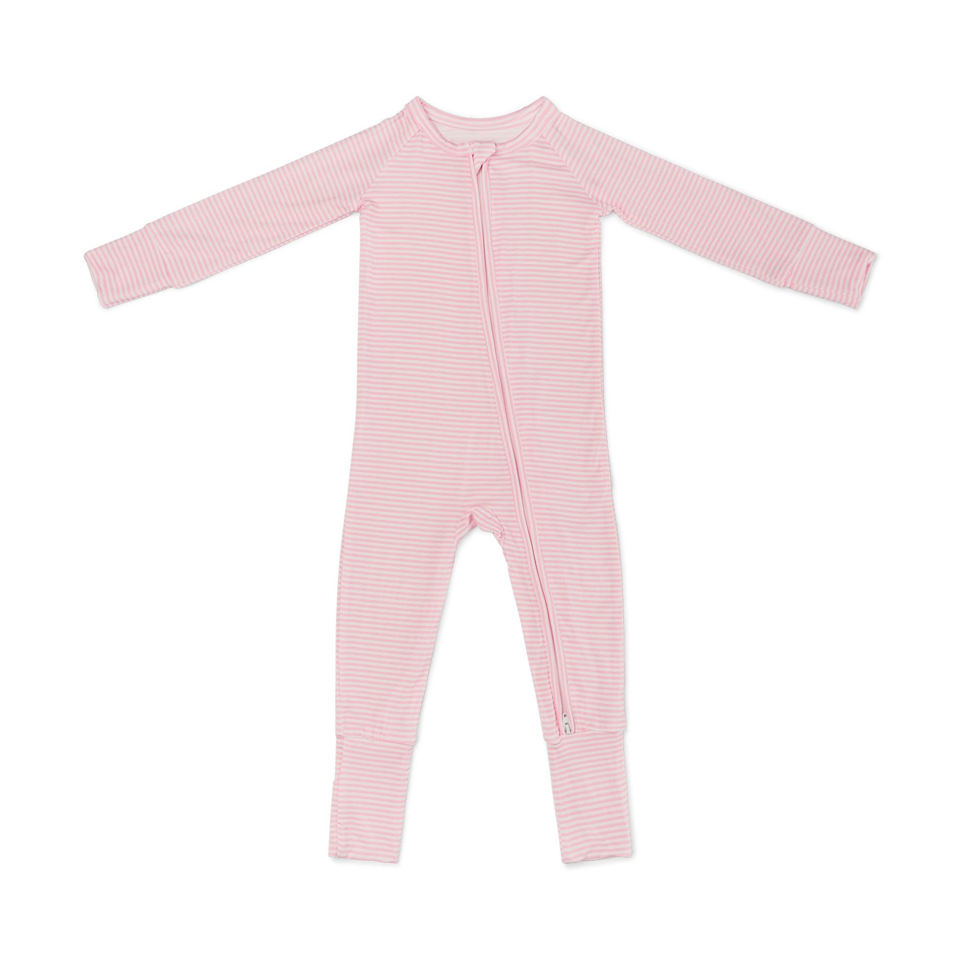 Peony Stripe Bamboo Sleeper: 6-12M - Persnickety Shop