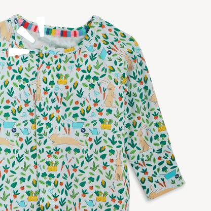 MAGNETIC ME Bunny Garden Modal Magnetic Long Sleeve Pant Pajama - Persnickety Shop