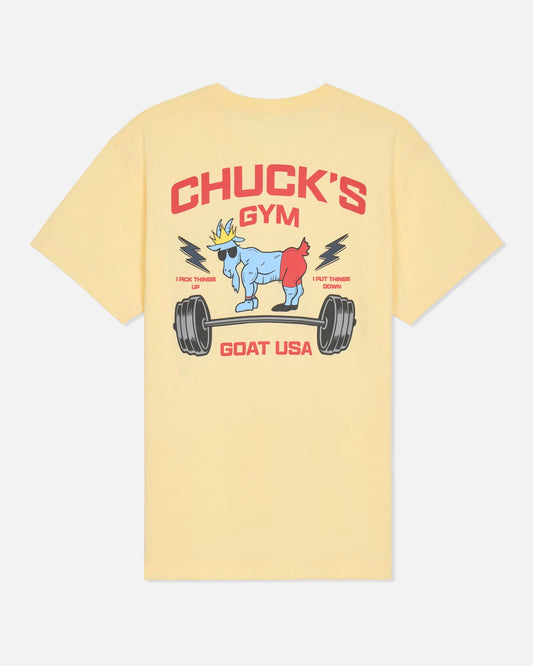 GOAT USA Chucks Gym T-Shirt: Corn Milk