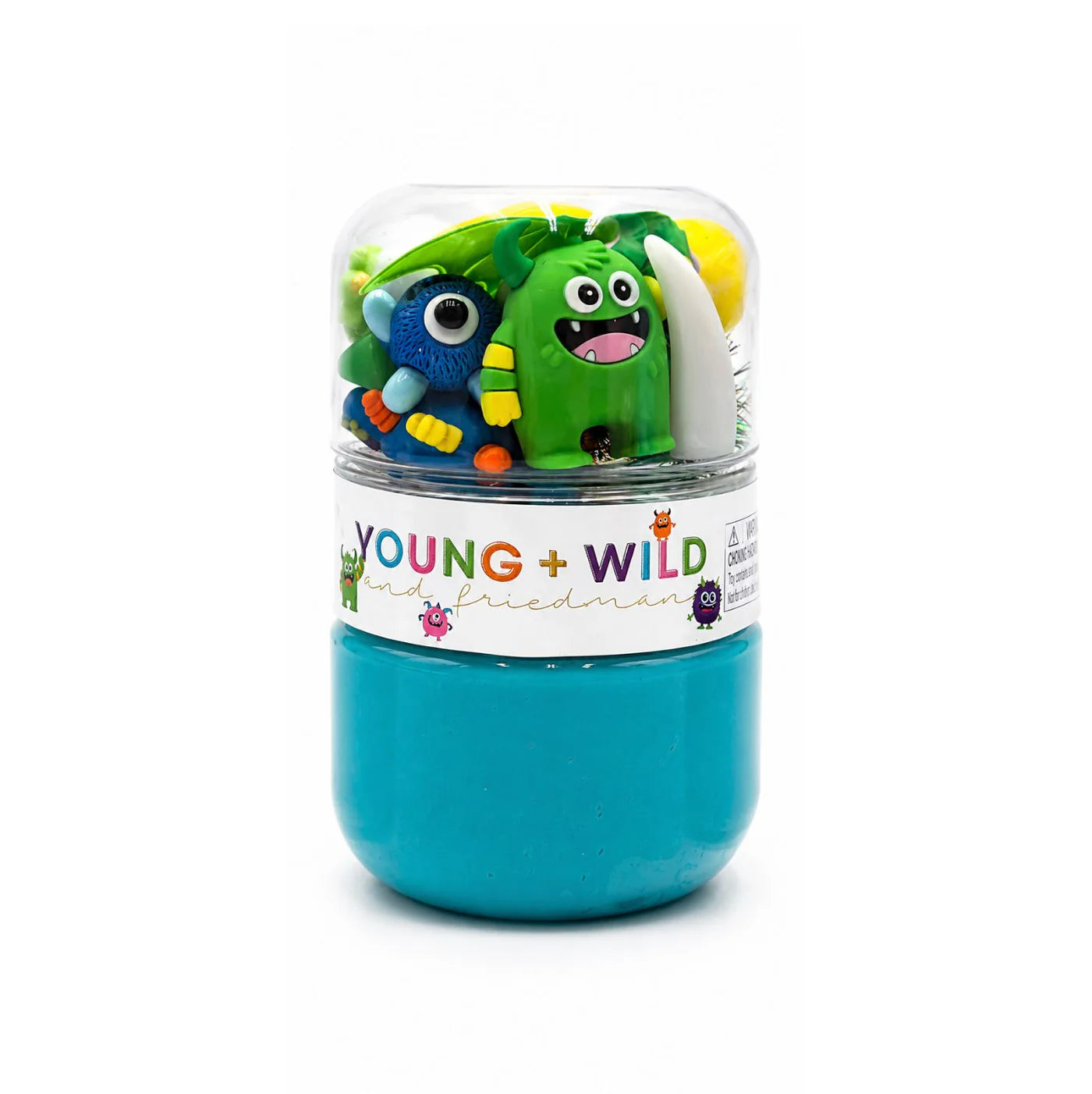 *PRE ORDER* Grab & Go Dough Jar - Colorful Monster - Young Wild & Friedman
