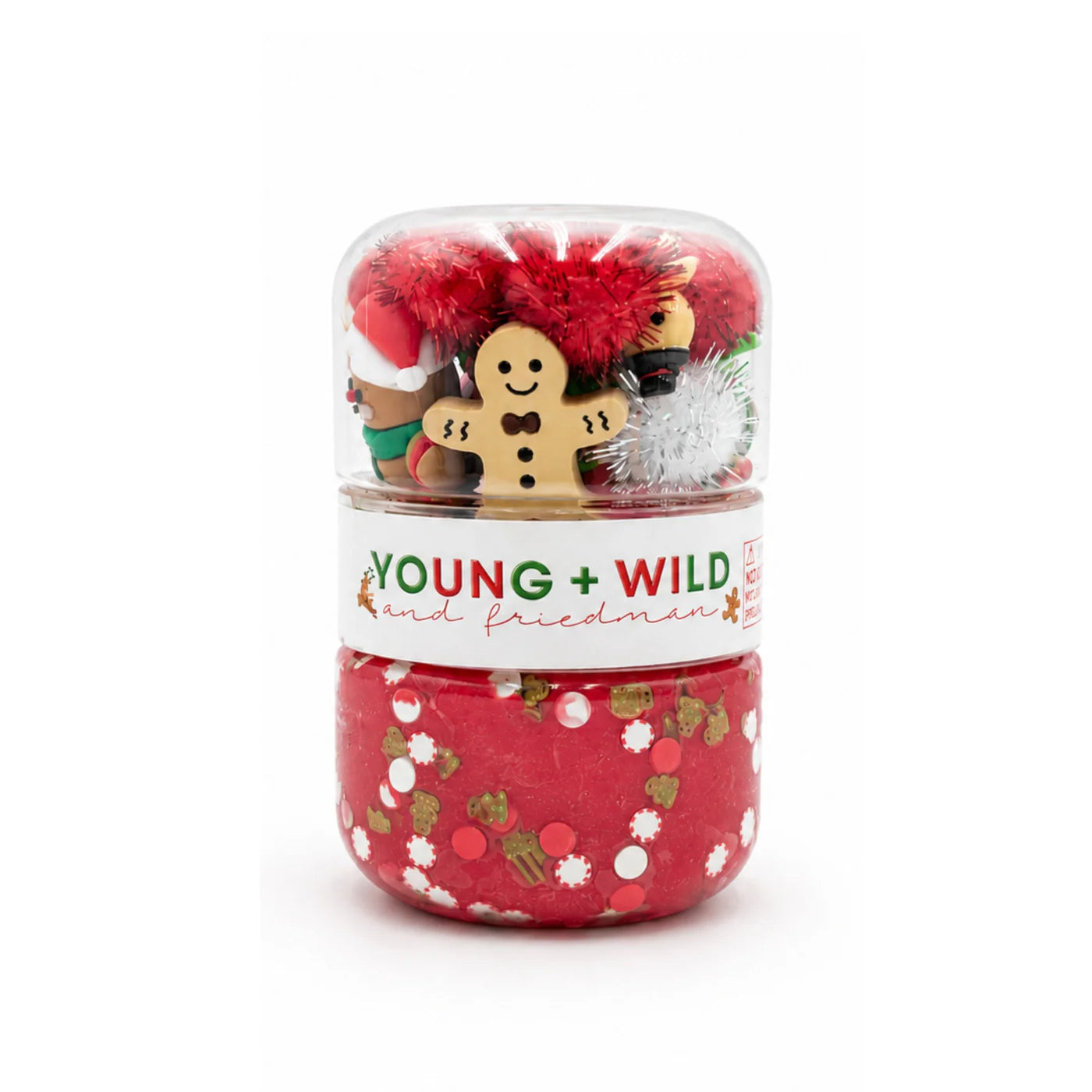*PRE ORDER* Gingerbread Grab & Go Dough Jar - YOUNG WILD & FRIEDMAN