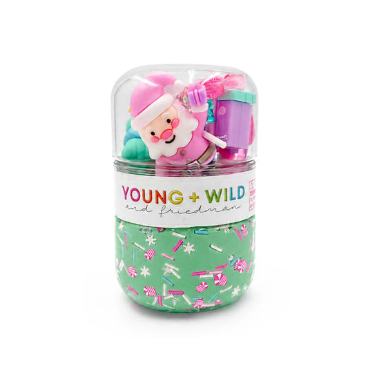 *PRE ORDER* Pastel Christmas Grab & Go Dough Jar - YOUNG WILD & FRIEDMAN