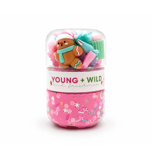 *PRE ORDER* Pastel Gingerbread Grab & Go Dough Jar - YOUNG WILD & FRIEDMAN