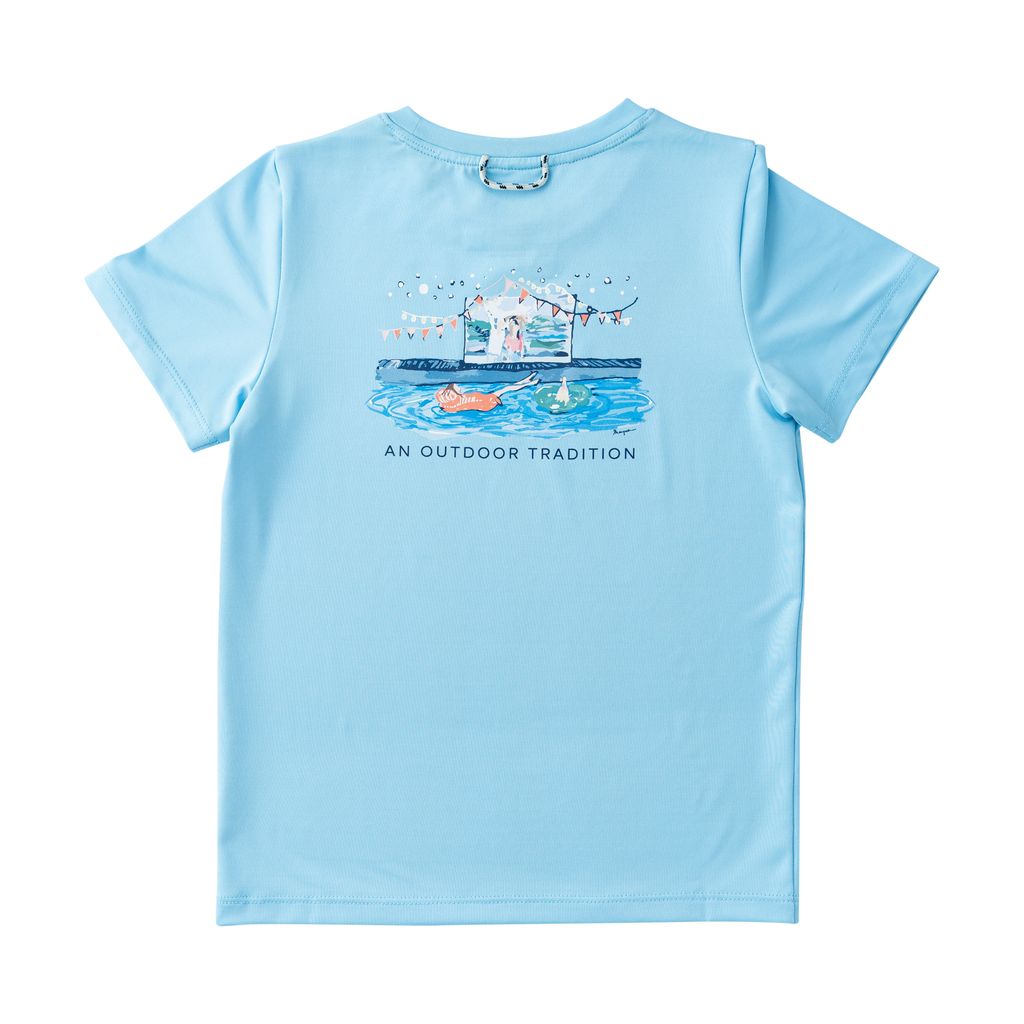 PRE ORDER PRODOH Kid's Pro Performance Short Sleeve T-shirt Baltic Sea - Persnickety Shop