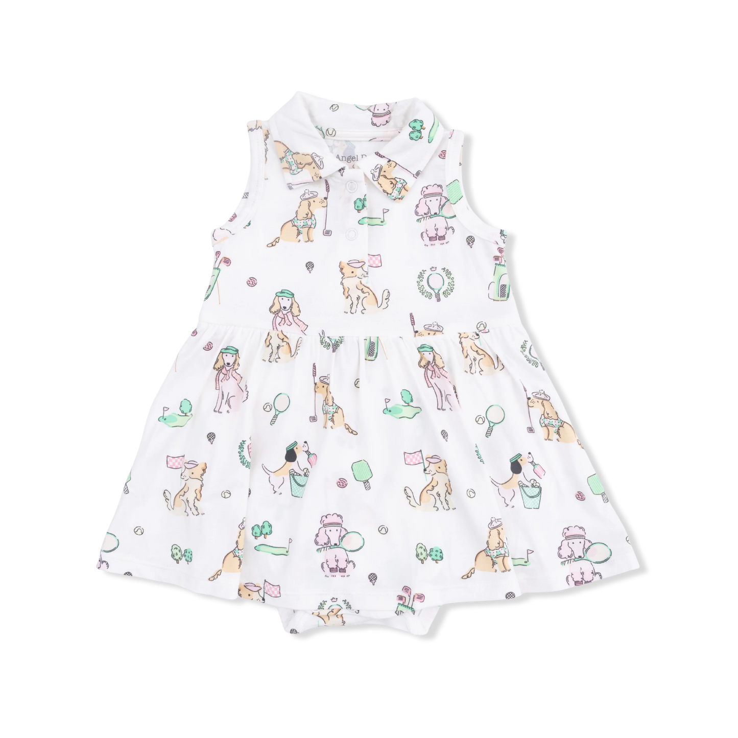 Country Club Dogs Pink - Polo Tennis Dress - Persnickety Shop