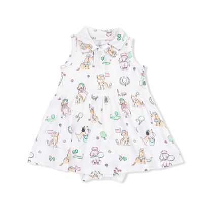 Country Club Dogs Pink - Polo Tennis Dress - Persnickety Shop