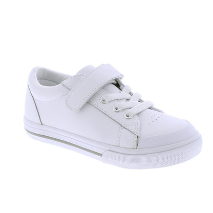 Footmates Jordan Reese Sneaker- White Leather - Persnickety Shop